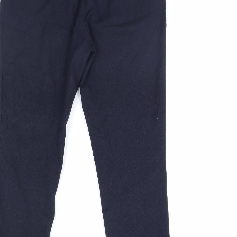 H&M Womens Blue Dress Pants Trousers Size 6 L30 in