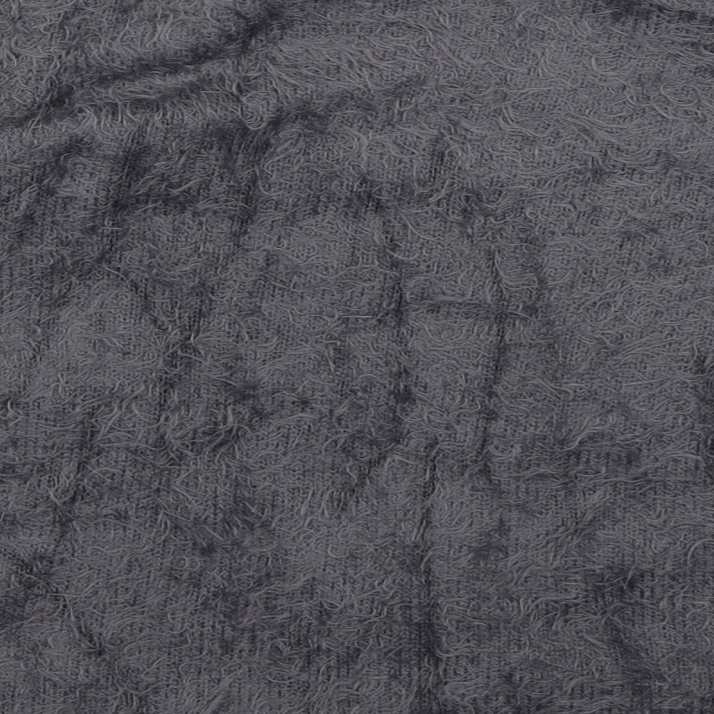 H&M Womens Grey Geometric Pullover Jumper Size 12