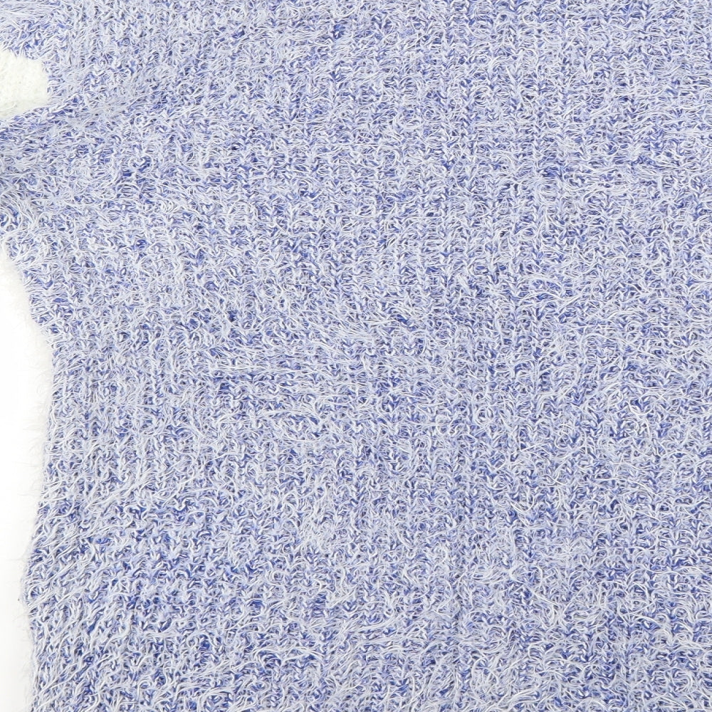 buisdaei Womens Blue Pullover Jumper Size XL