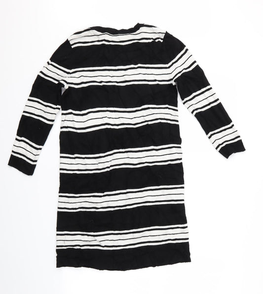 Dorothy Pe Womens Multicoloured Striped Jumper Dress Size 10 - Dorothy Perkins