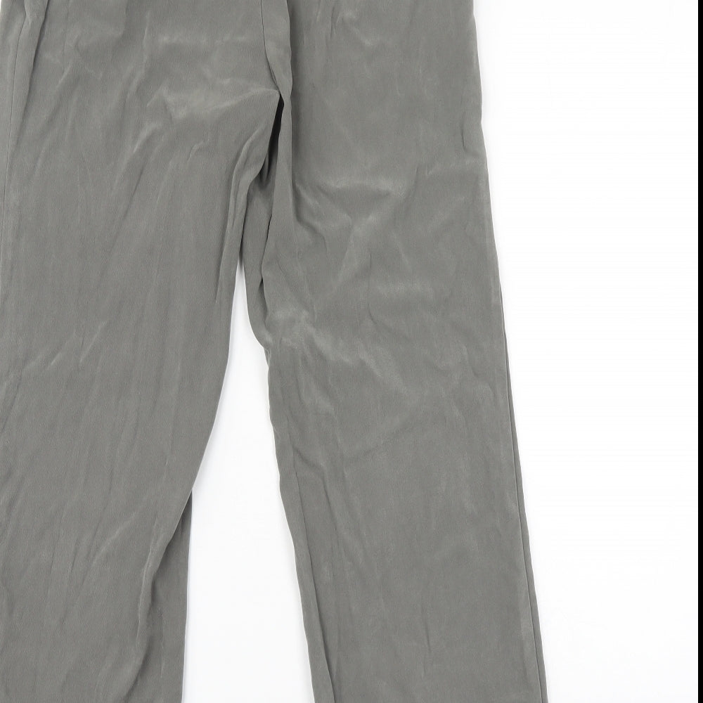M&S Womens Green Trousers Size 12 L28 in