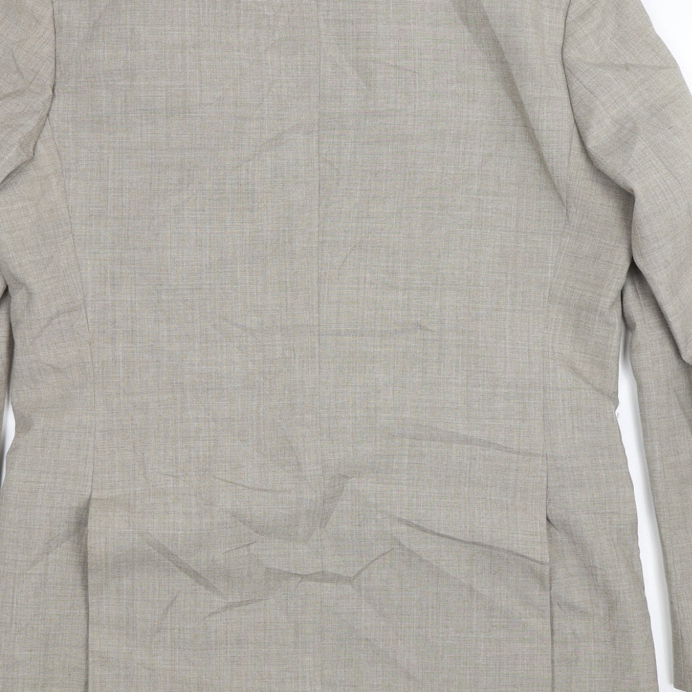 House of Fraser Mens Beige Jacket Blazer Size 40
