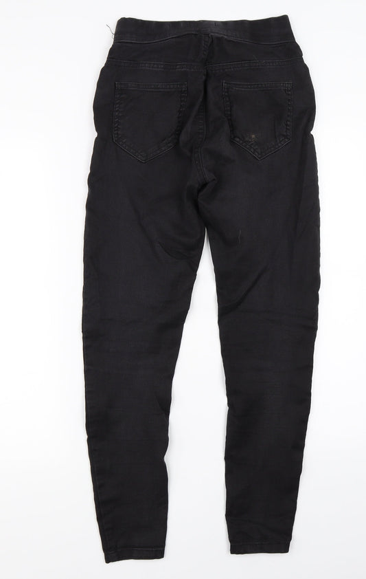 TU Womens Black Denim Jegging Jeans Size 8 L26 in