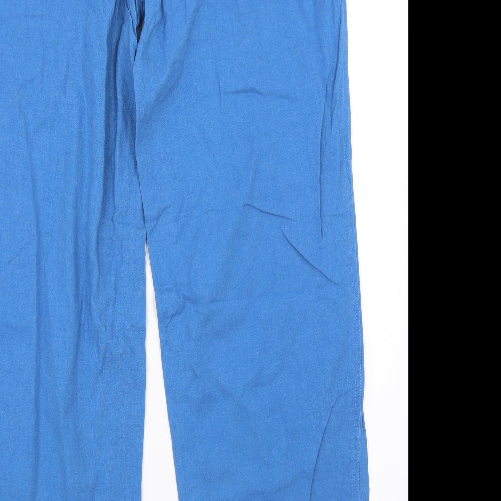 Mia Moda Womens Blue Trousers Size 36 in L28 in
