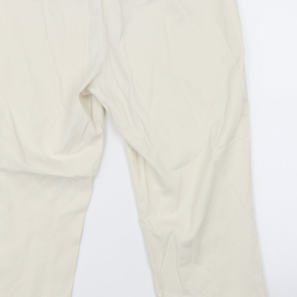 Preworn Womens Beige Trousers Size 38 in L23 in