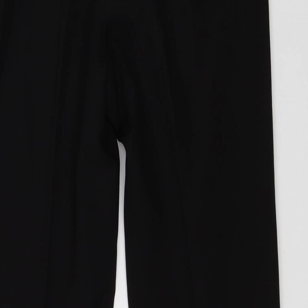BHS Womens Black Dress Pants Trousers Size 14 L28 in
