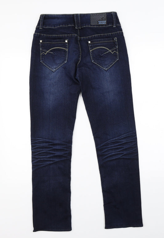 Gouse Womens Blue Denim Straight Jeans Size 27 in L27 in