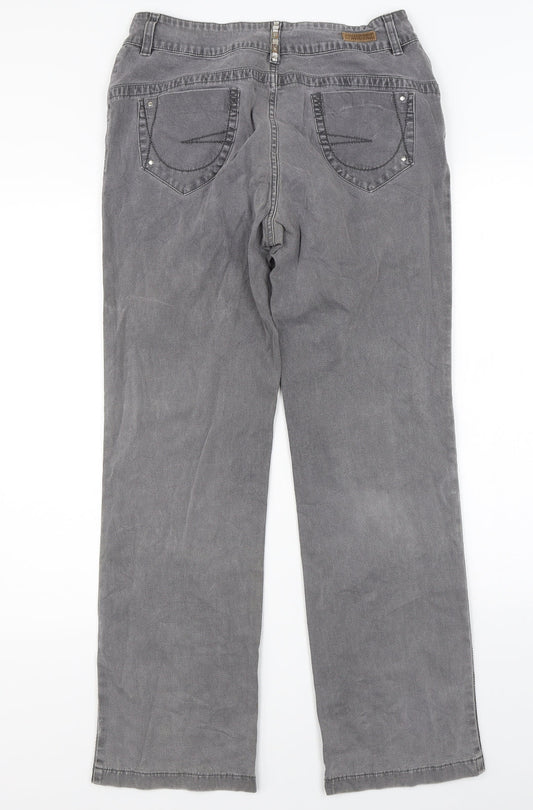 Lafei Neir Womens Grey Denim Straight Jeans Size 28 in L28 in