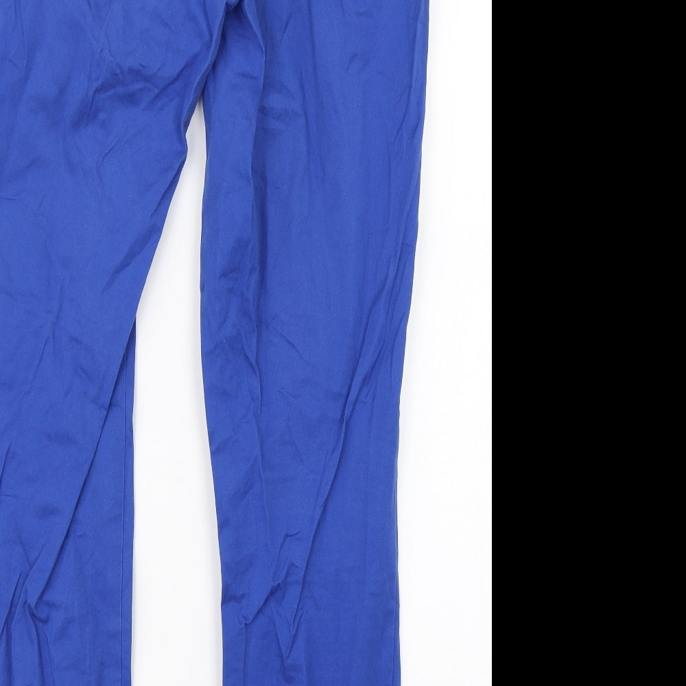 H&M Womens Blue Straight Jeans Size 8 L26 in