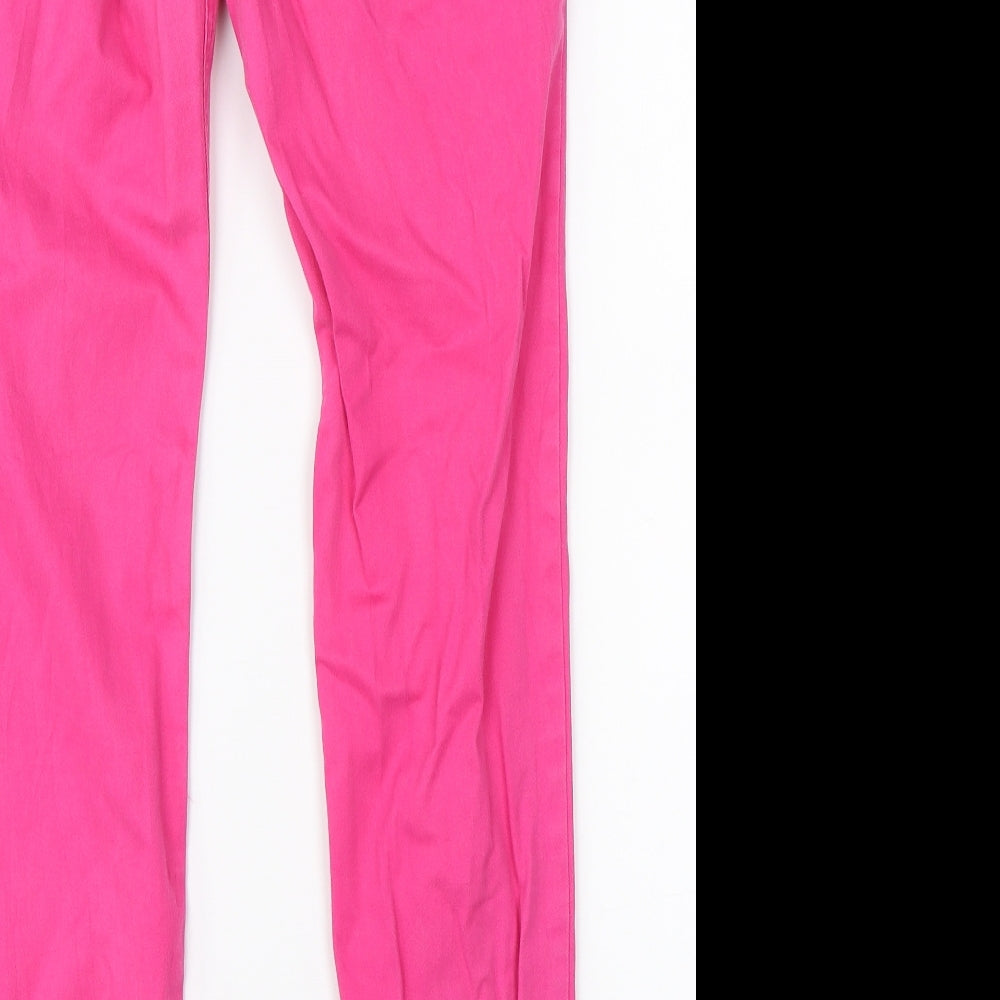 Hollister Womens Pink Denim Straight Jeans Size 28 in L28 in