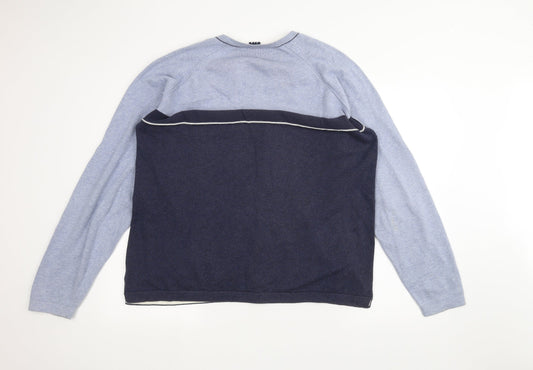 Gap Mens Blue Pullover Jumper Size XL