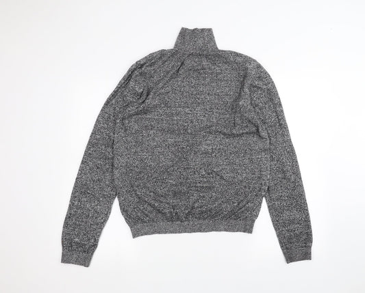 Topman Mens Grey Pullover Jumper Size M