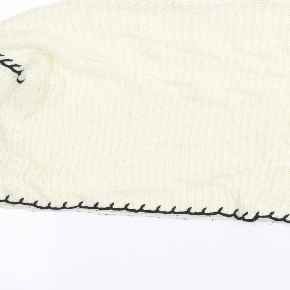 Select Womens White Pullover Jumper Size 6