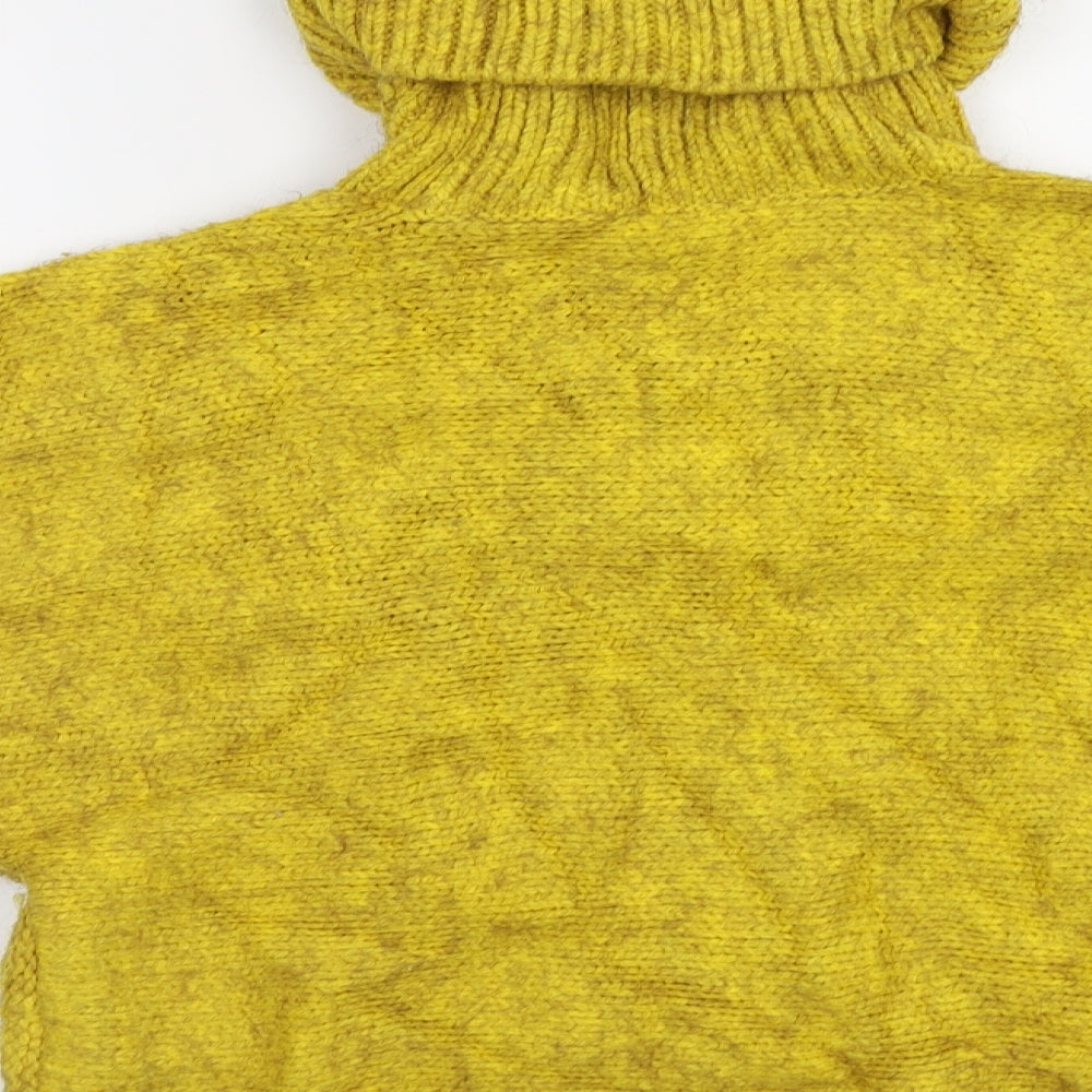 M&S Womens Yellow Pullover Jumper Size S
