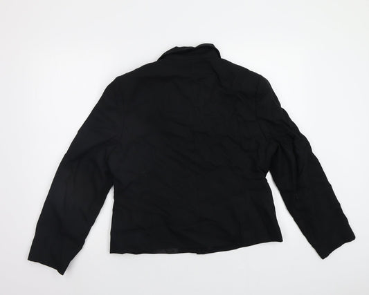 BHS Womens Black Jacket Blazer Size 16
