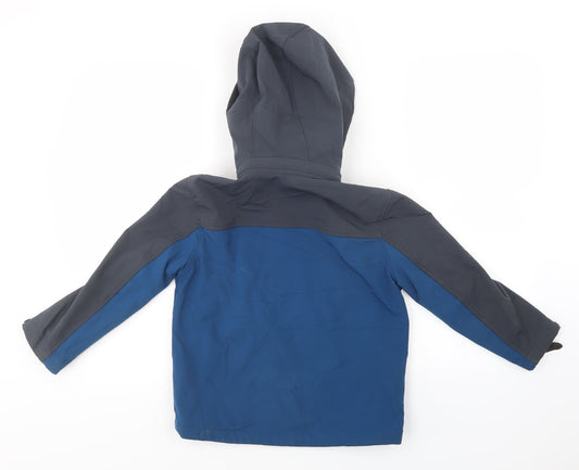 Snozu Womens Blue Rain Coat Coat Size S