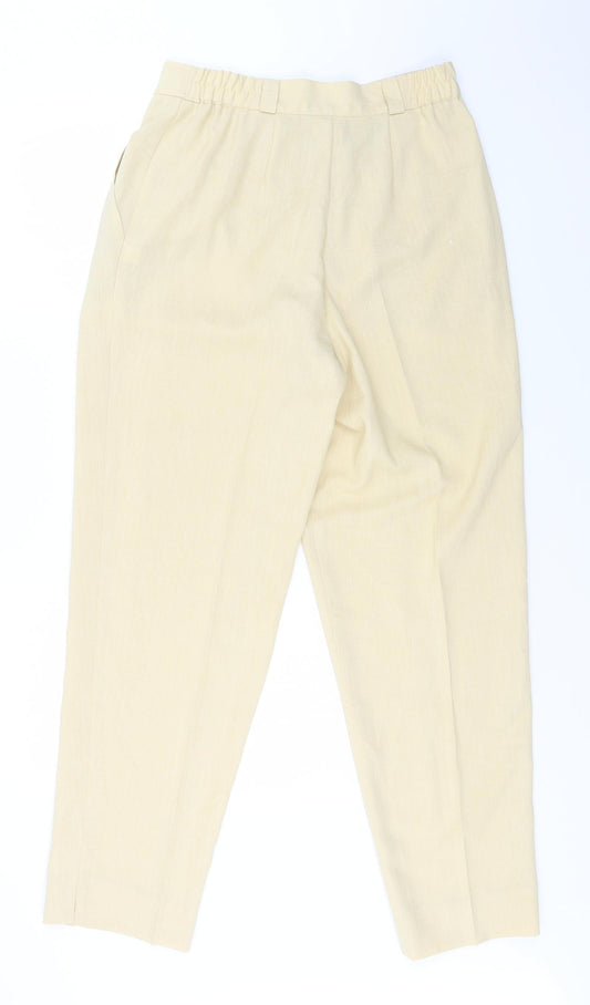 alcina Womens Beige Trousers Size 14 L28 in