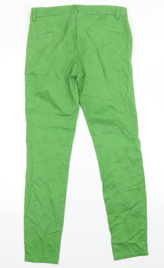 Lindex Womens Green Straight Jeans Size 8 L28 in