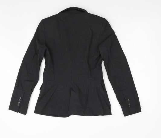Zara Womens Grey Jacket Blazer Size 8