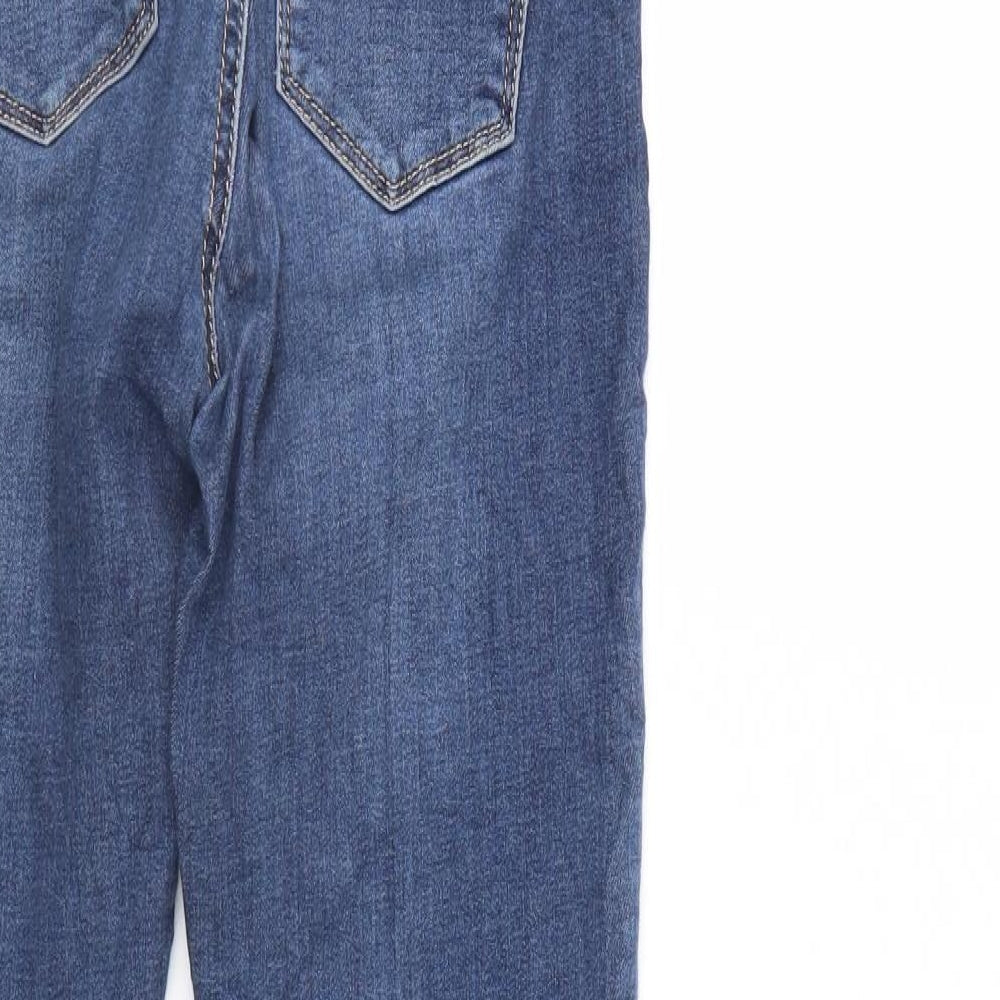 Preworn Womens Blue Denim Skinny Jeans Size 8 L28 in
