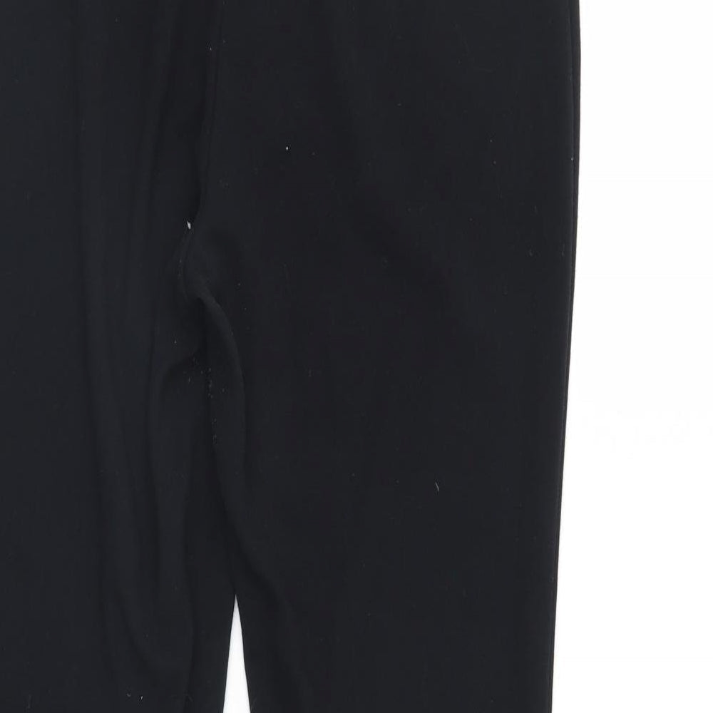M&S Womens Black Trousers Size 10 L23 in