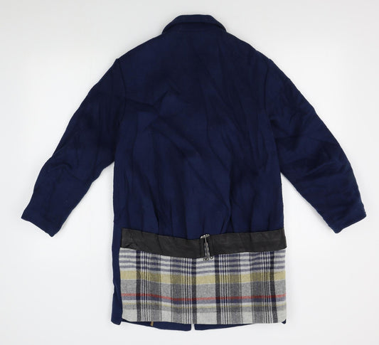 Time Road Womens Blue Jacket Blazer Size S