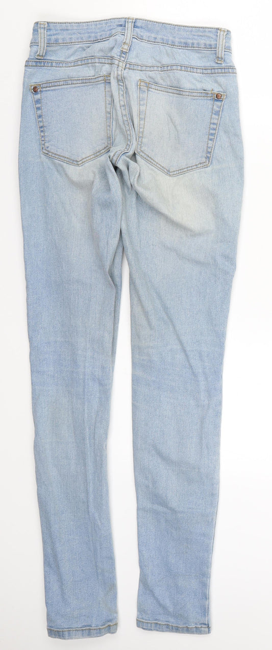 C Denim Womens Blue Denim Skinny Jeans Size 6 L32 in