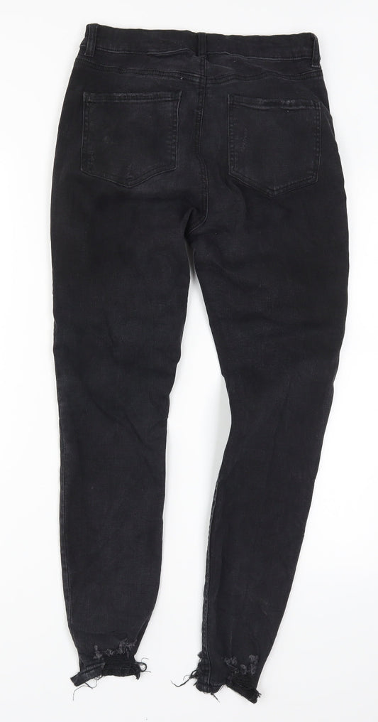 Denim Co Womens Black Denim Skinny Jeans Size 12 L28 in