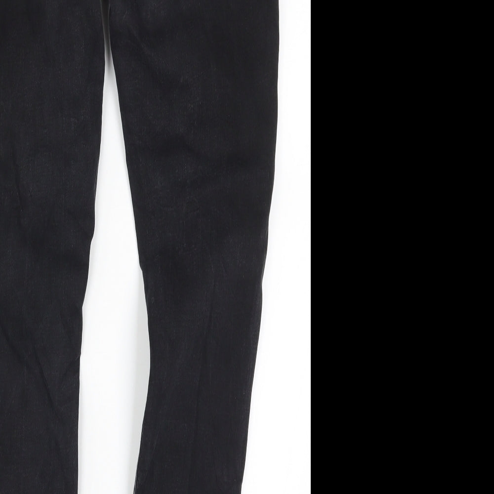 Denim Co Womens Black Denim Skinny Jeans Size 12 L28 in