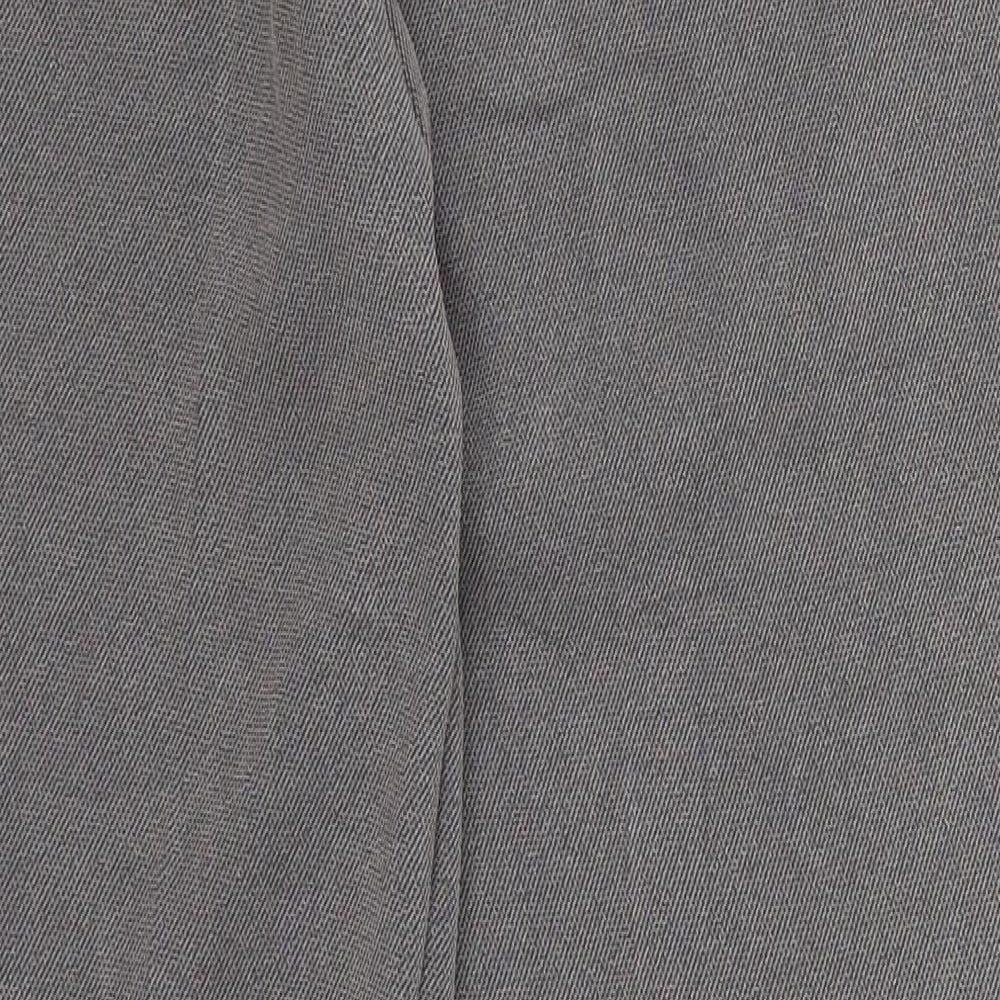 Marks and Spencer Womens Grey Trousers Size 30 in L29.5 in