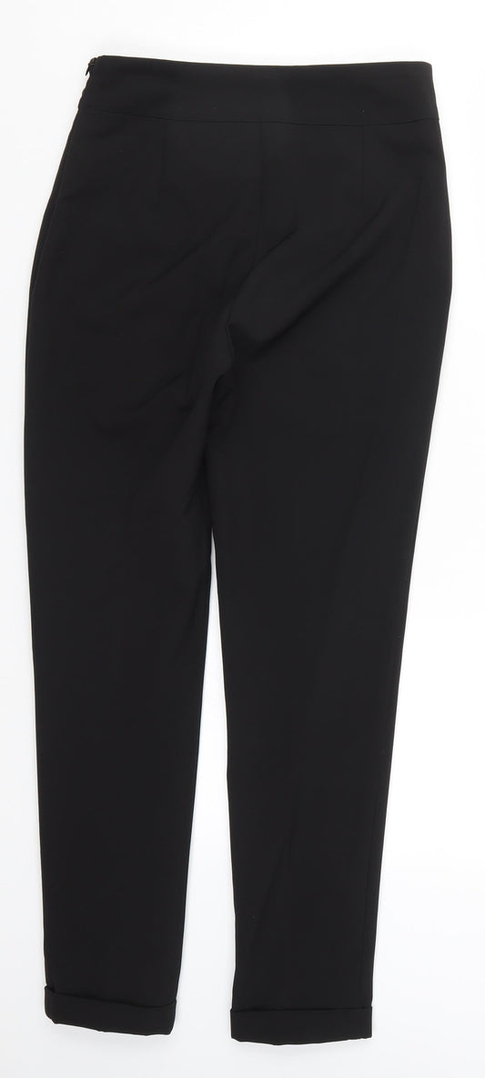 Paza Italia Womens Black Trousers Size 28 in L27 in