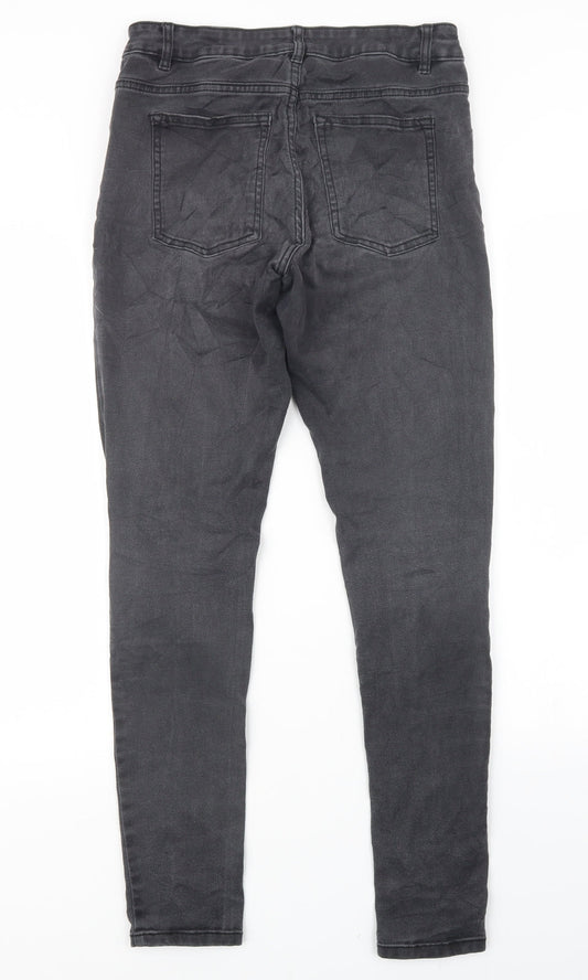 Jegging Jane Womens Black Denim Straight Jeans Size M L30.5 in