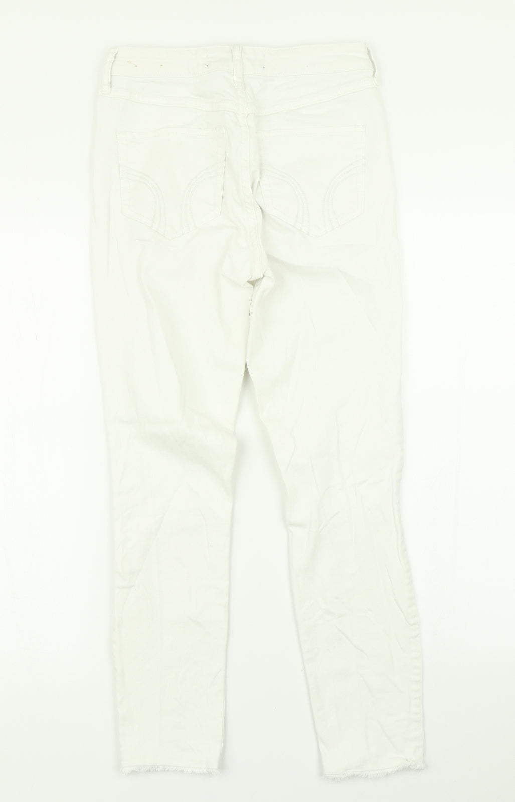 Hollister Womens White Denim Skinny Jeans Size 27 in L25 in