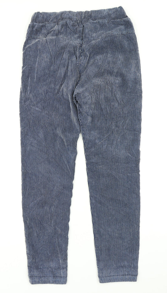 Made In Itlay Womens Blue Striped Tapered Jeans Size 26 in L26 in