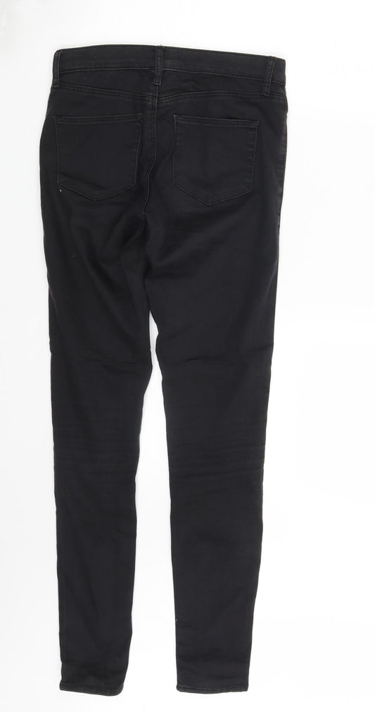 Topshop Womens Black Denim Jegging Jeans Size 26 in L29 in