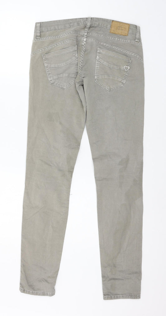 Please Womens Grey Trousers Size M L31 in