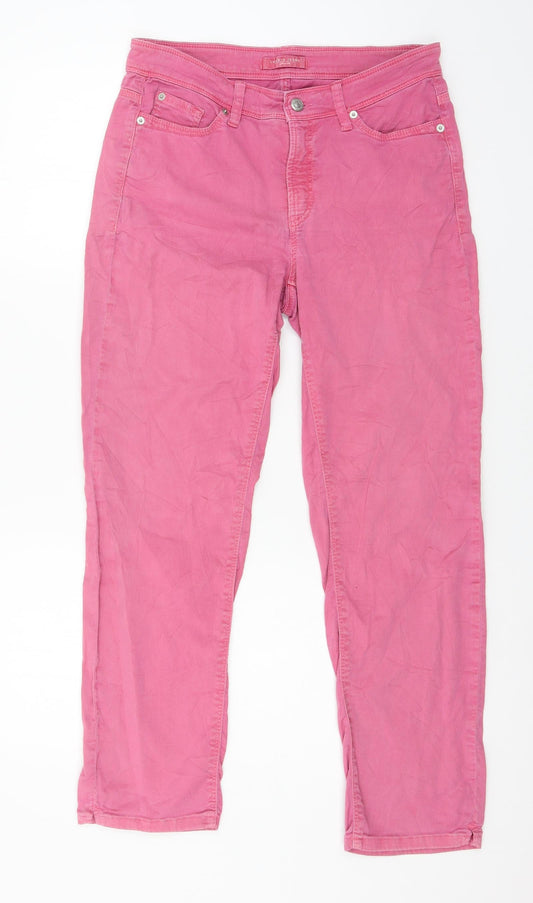Cambio Jeans Womens Pink Denim Trousers Size 30 in L29 in