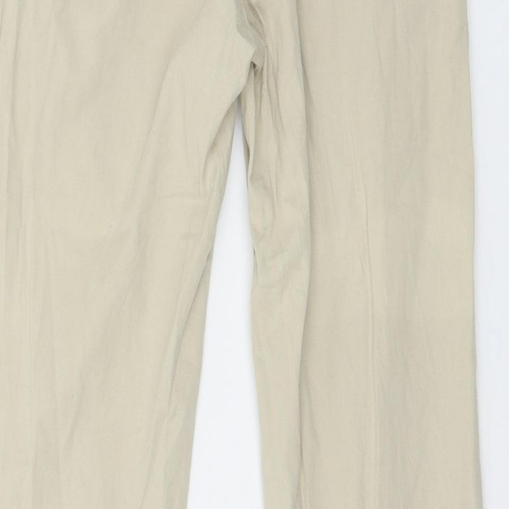 Preworn Womens Beige Trousers Size S L29 in