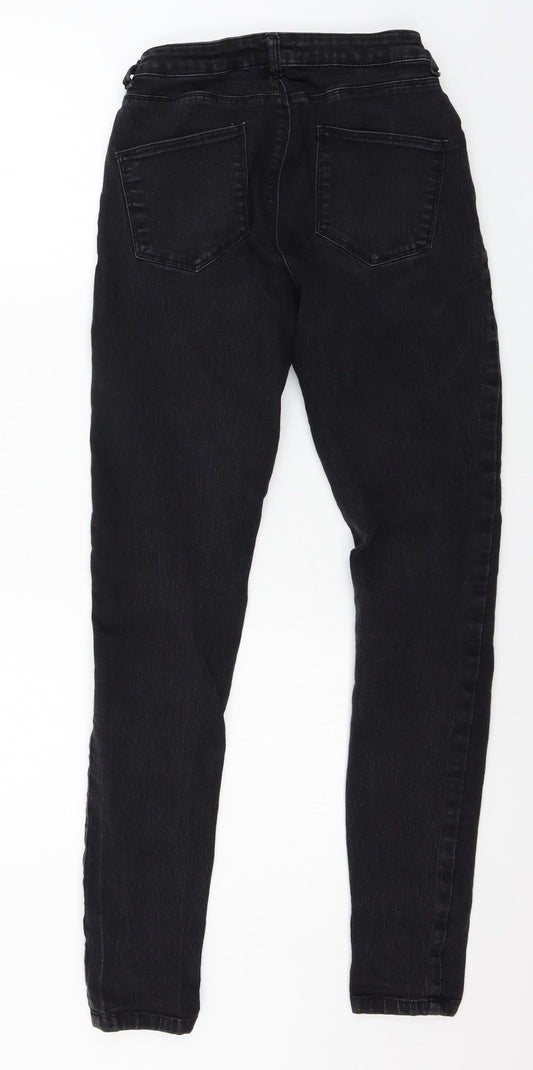 Dorothy Perkins Womens Black Denim Skinny Jeans Size 8 L29 in