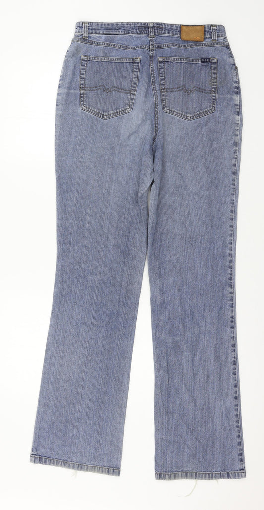 MAC Womens Blue Denim Straight Jeans Size 30 in L32 in