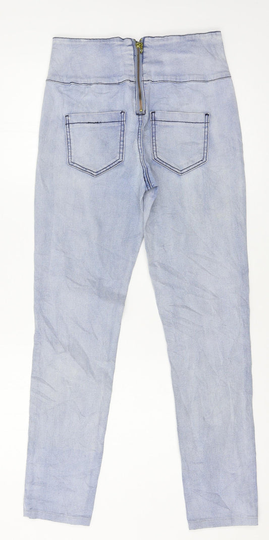 Pieces Womens Blue Denim Jegging Jeans Size 28 in L27 in