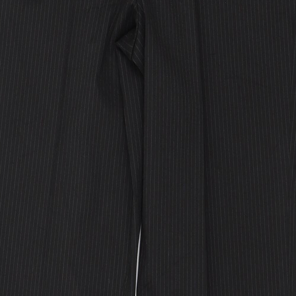 Preworn Womens Black Trousers Size 28 in L29 in