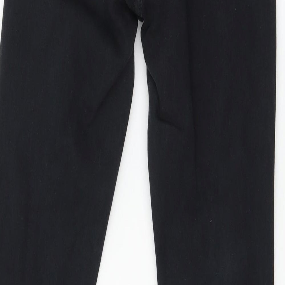 Topshop Womens Black Denim Skinny Jeans Size 25 in L32 in