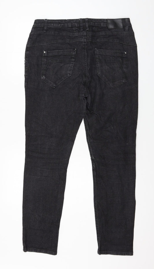 OPUS Womens Grey Denim Skinny Jeans Size 12 L28 in
