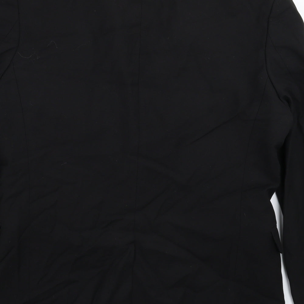 Cedar Wood State Mens Black Jacket Suit Jacket Size 40