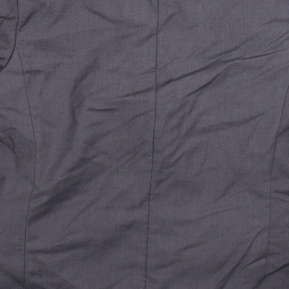 VivaKi Womens Grey Jacket Suit Jacket Size 12