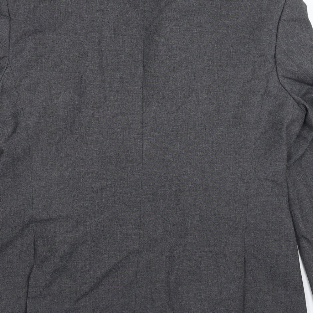 Burton Mens Grey Jacket Suit Jacket Size 42