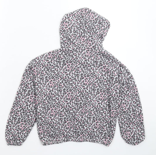 Preworn Womens Multicoloured Animal Print Pullover Hoodie Size M