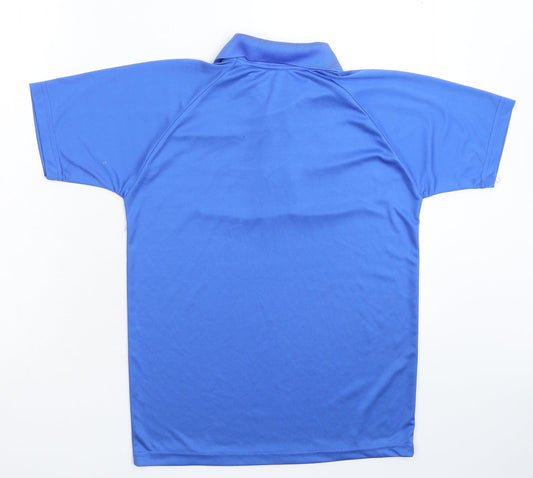 Preworn Mens Blue Jersey Polo Size XS