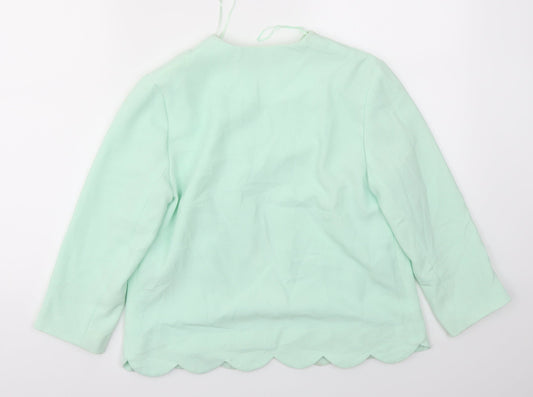 Primark Womens Green Jacket Blazer Size 8
